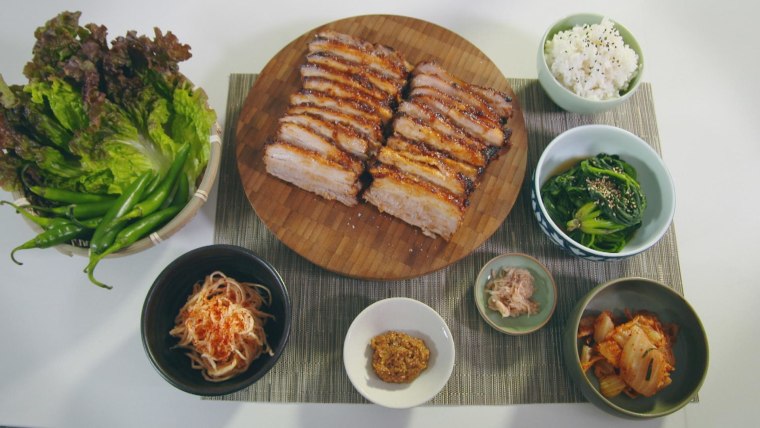 KOREAN ROASTED PORK BELLY BOSSAM