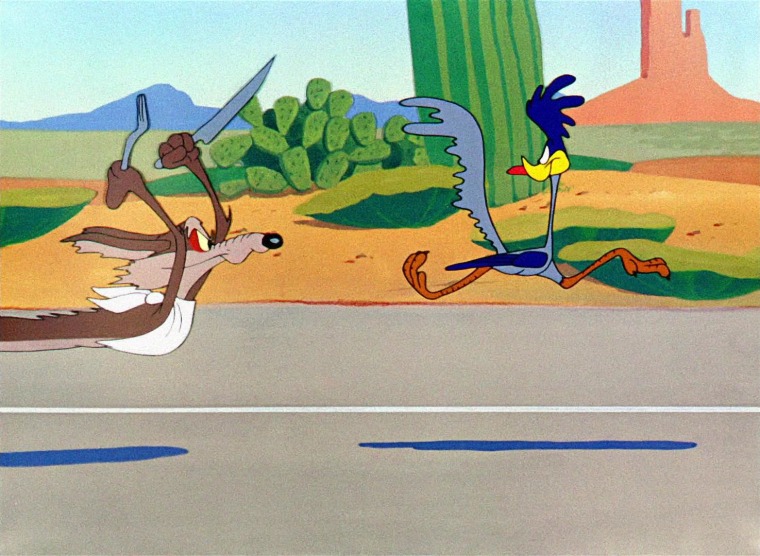 Image: Wile E. Coyote and the Road Runner