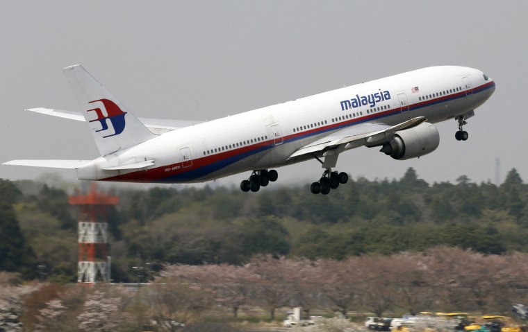 A Malaysia Airlines Boeing 777-200ER