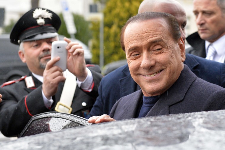 Image: Former Italian Prime Minister Silvio Berlusconi