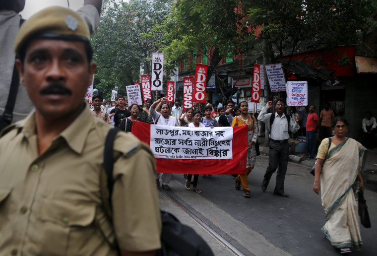 Image: Protest over gang rape in India