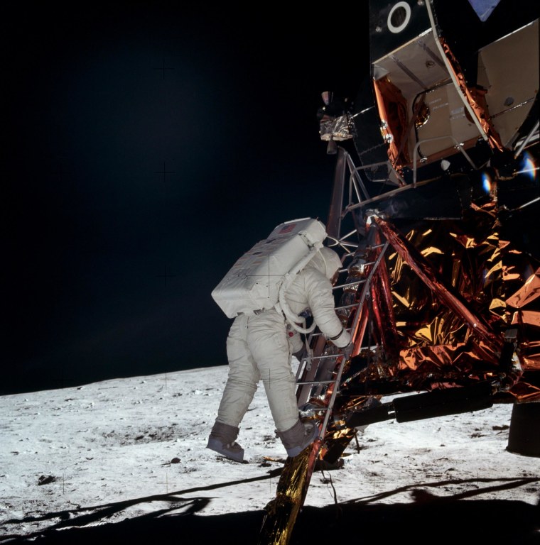 Image: Aldrin on the moon
