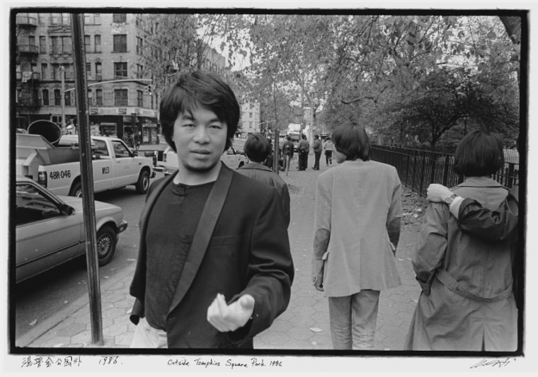 1986, photo from Ai Wei Wei's own series, the \"New York Photos\".