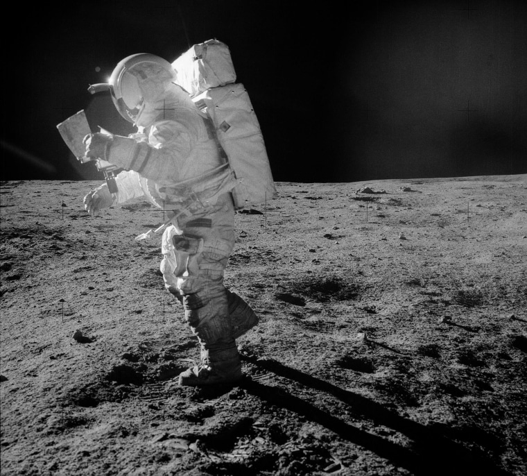 Image: Mitchell on the moon