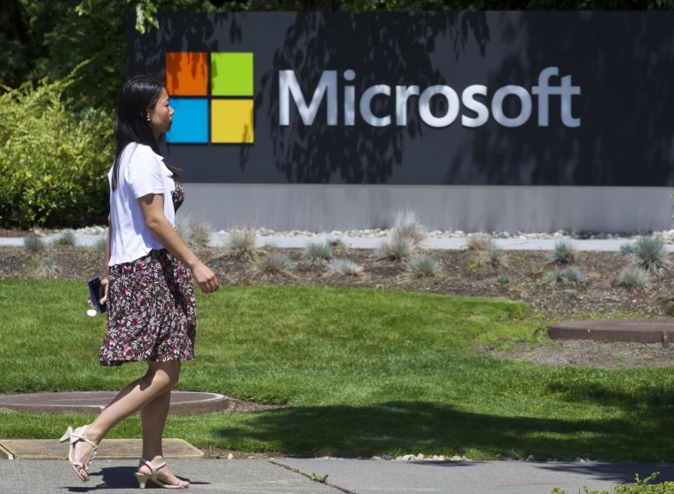 Microsoft says Chinese officials made sudden visits to its offices in China. The company did not say why.