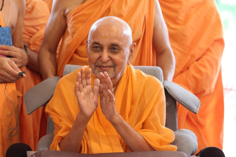 His Holiness Pramukh Swami Maharaj, President, BAPS Swaminarayan Sanstha.