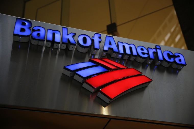 Image: A Bank of America sign