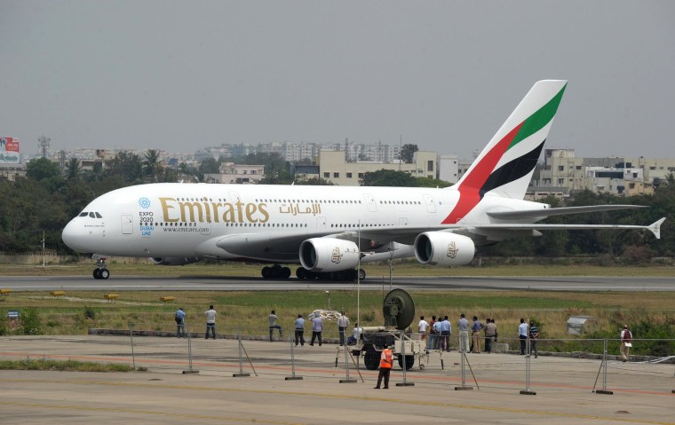 Image: An Emirates plane