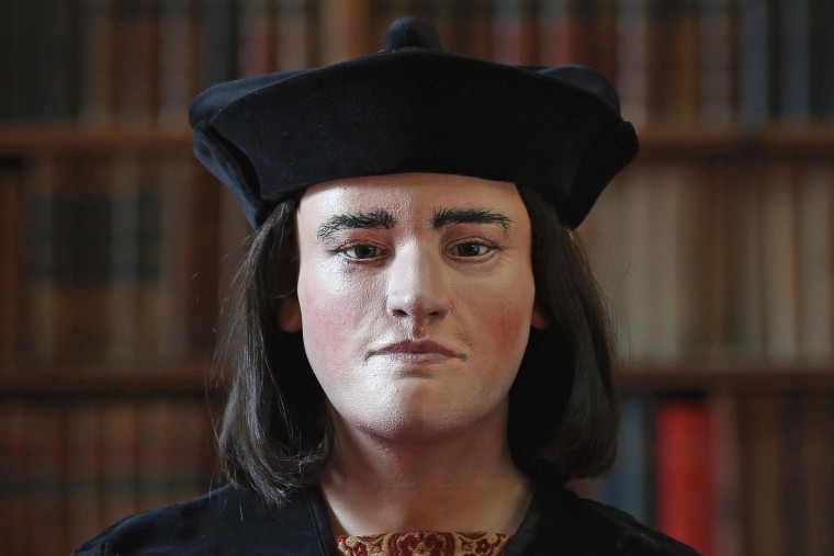 Image: A facial reconstruction of King Richard III.