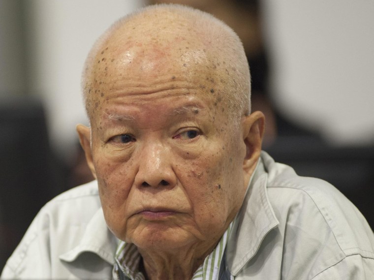 Image: Former Khmer Rouge Head of State Khieu Samphan