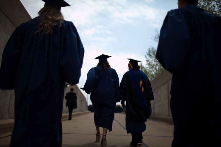 A survey shows that graduates saddled with big student loans are more likely to be less healthy and have a poor outlook on life in middle age.