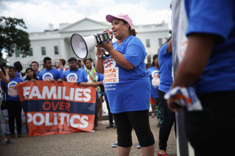 Image: \"DREAMers\" Hold Rally On Immigration At White House