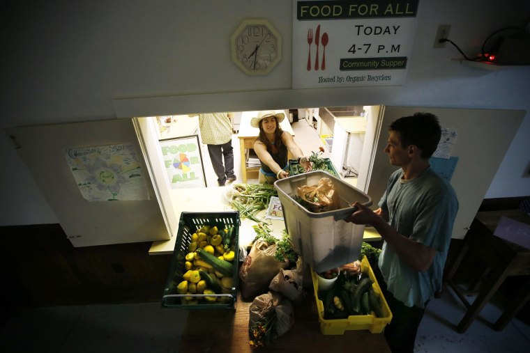 Image: Gleaning produce in Maine