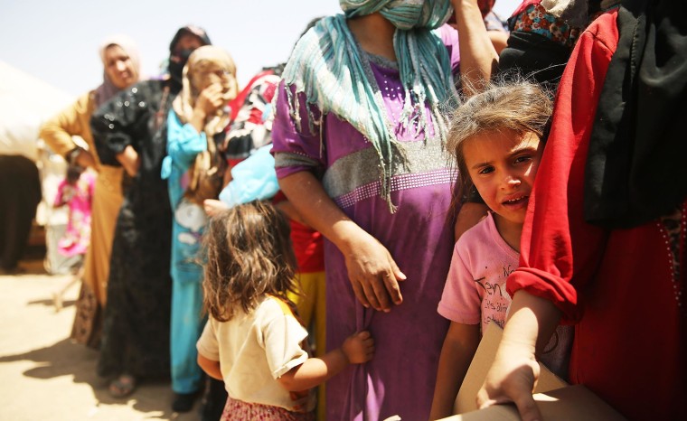 Image: Refugees Fleeing ISIS Offensive Pour Into Kurdistan
