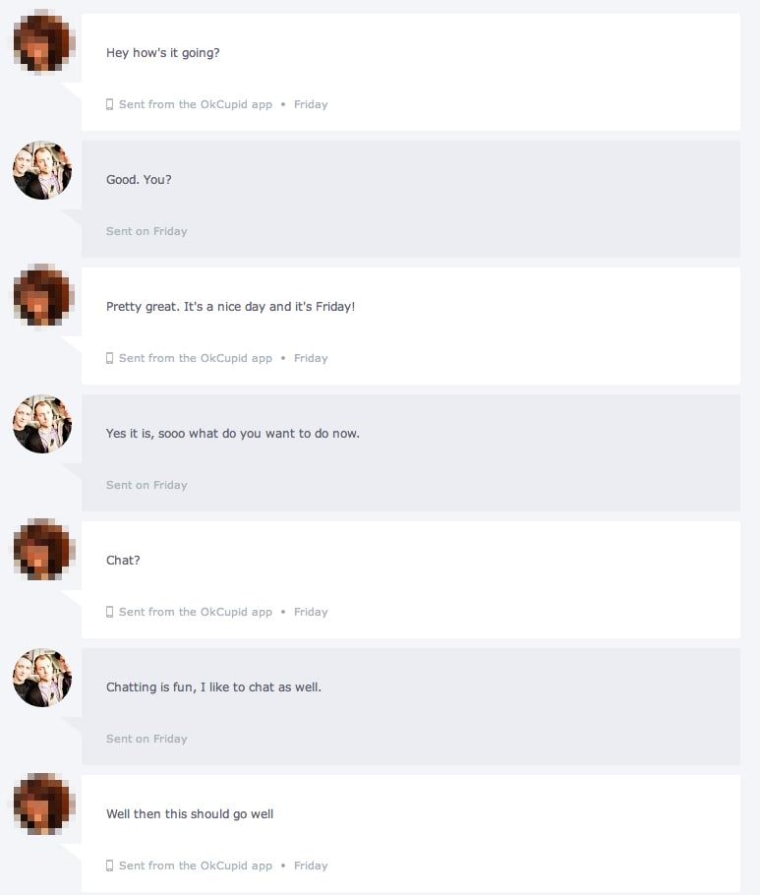 OKCupid Conversation
