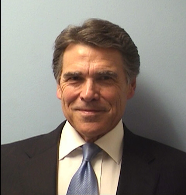 Image: Texas Gov. Rick Perry in a booking photo taken on Agu. 19, 2014.