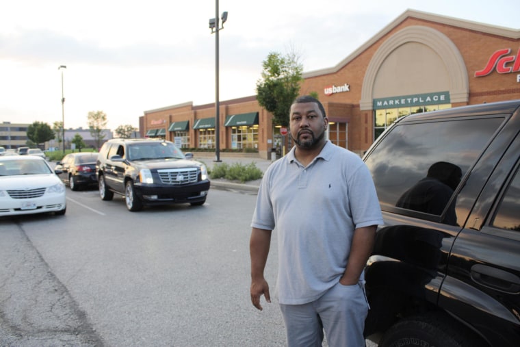 Image: Donnell Johnson, 44, has lived in or near Ferguson since he was 20