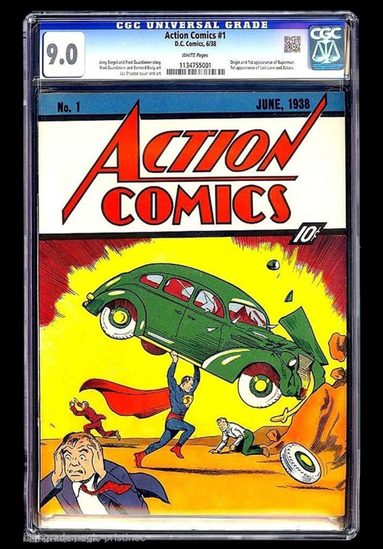 Image: A rare copy of Action Comics #1 – which features the first appearance of Superman – sold for a jaw-dropping $3.2 million on eBay 