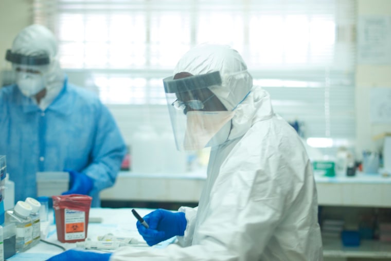 Image: Augustine Goba, laboratory director at Kenema Government Hospital Lassa fever laboratory, diagnosed the first case of Ebola in Sierra Leone