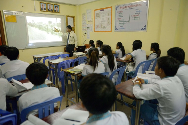 Image: CAMBODIA-KROUGE-EDUCATION-UN-TRIAL