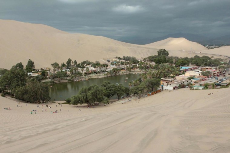 Image: Village of Huacachina, five hours south of Lima.