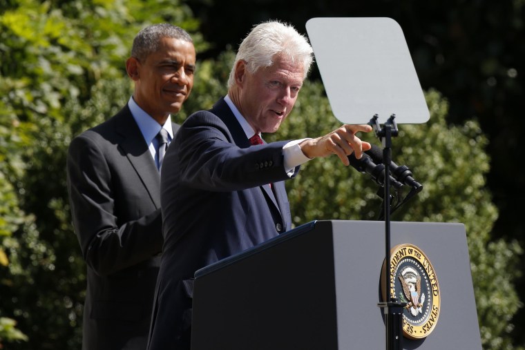 Image: Barack Obama, Bill Clinton
