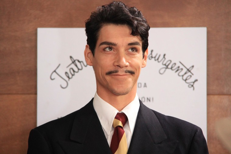 The actor Oscar Jaenada plays the late Mario Moreno, "Cantinflas" in the recently released movie "Cantinflas."