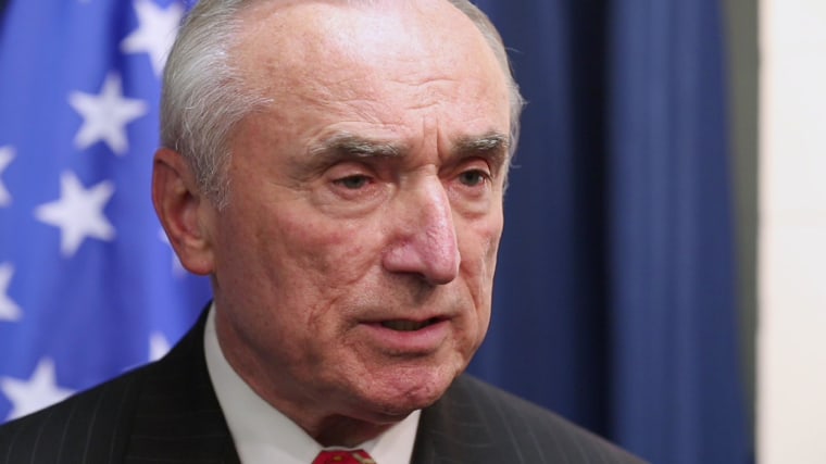 Image: New York City Police Commissioner Bill Bratton during an interview with NBC News 