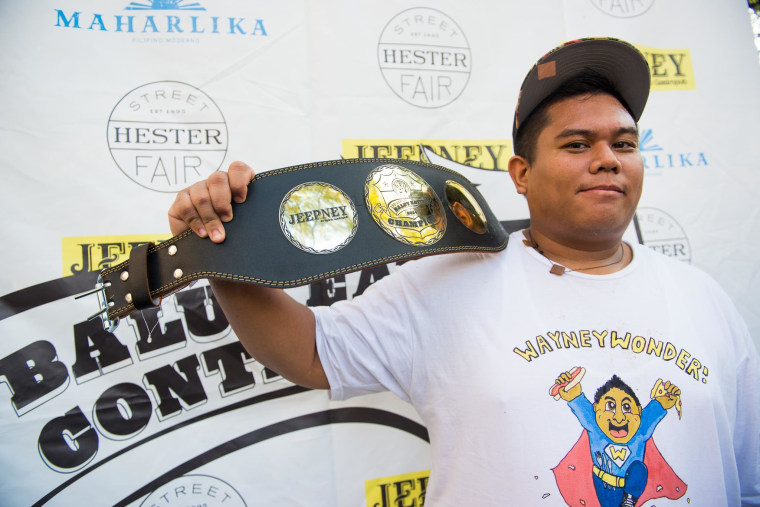 Balut eating contest in NY.