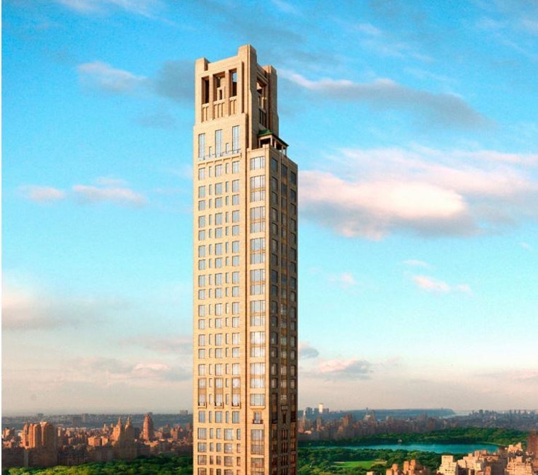 New York City's real estate listings just keep climbing. A triplex in this building? $130 million