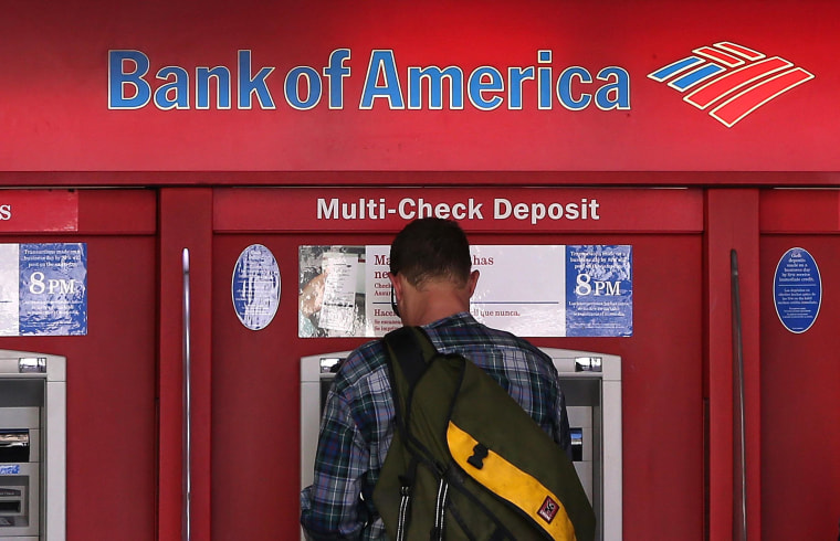 Customer uses Bank of America ATM