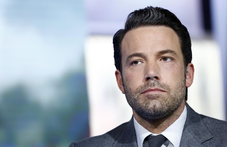 Image: Ben Affleck appears on NBC News' "Today" show.