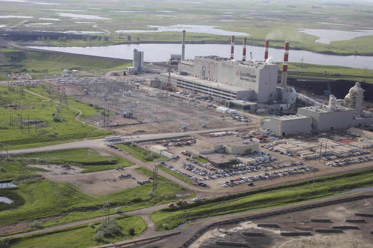 Image: Boundary Dam Power Station owned by SaskPower, near Estevan, Saskatchewan