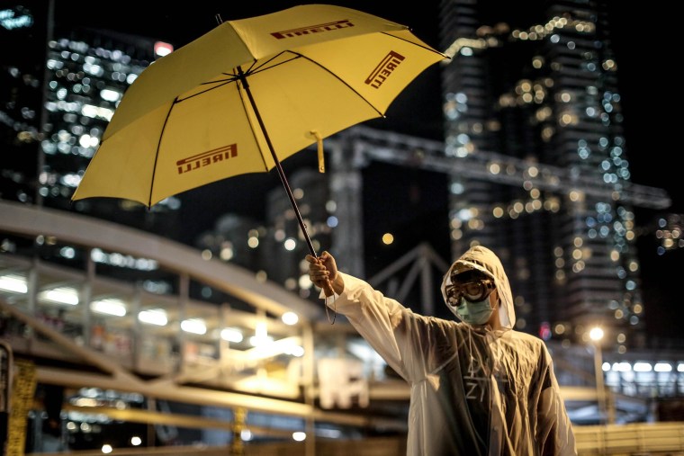 IMAGE: Hong Kong sit-in in 2014