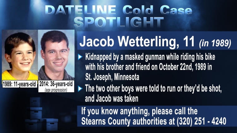 IMAGE: Jacon Wetterling missing poster