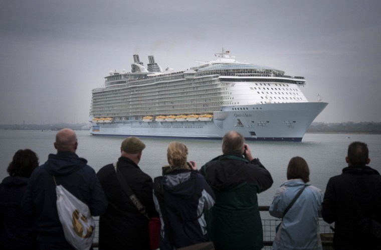 Image: BESTPIX World's Largest Cruise Ship Docks In Southampton