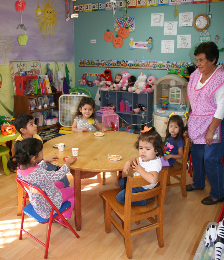 Child care at Neighbors Link allows immigrant parents to take classes.