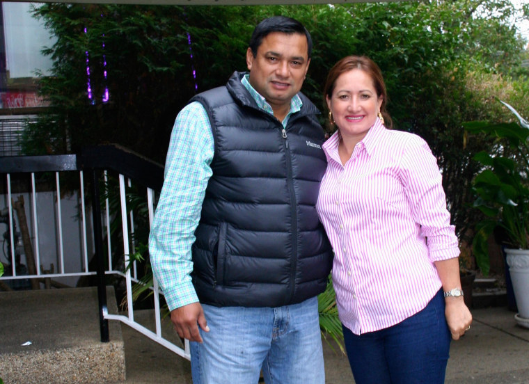 Oscar and Maria Isabel Sandoval, successful business owners who immigrated to Stamford, CT 20 years ago, are among Latinos in the affluent city who make a point of helping newer immigrants get ahead.