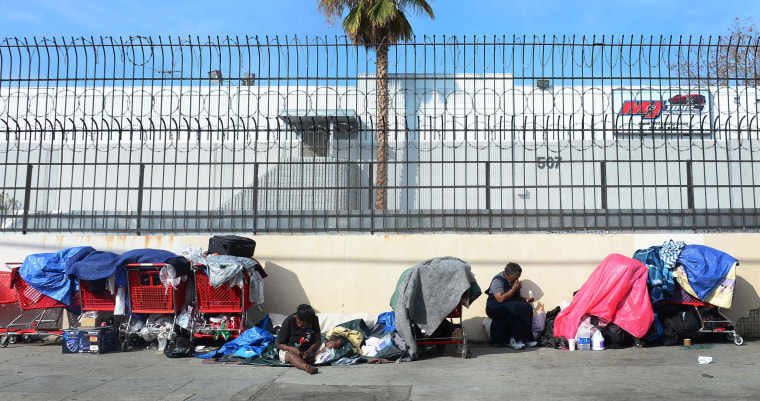 Image: Homeless encampment