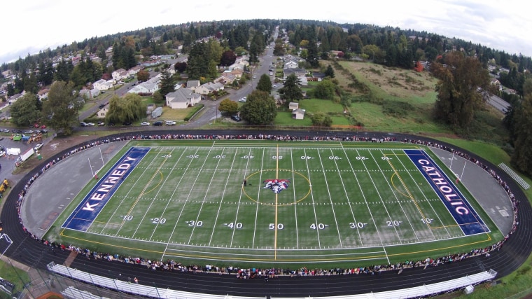 Image: Kennedy Catholic High School football field