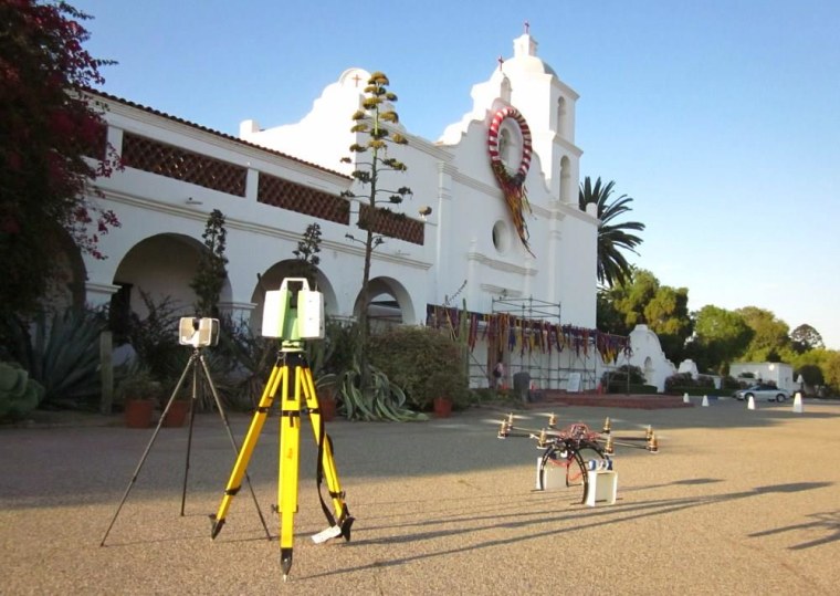 A few of CyArk's tools for capturing images in the field.