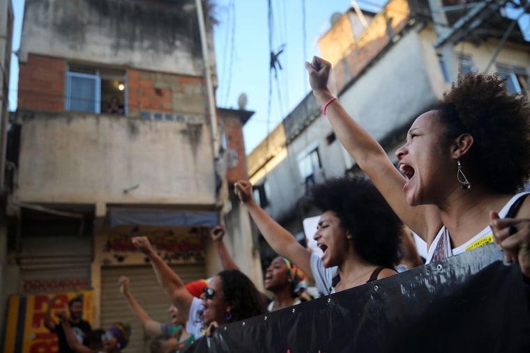 Image: Activists And Community Members Demonstrate Against Police Killings