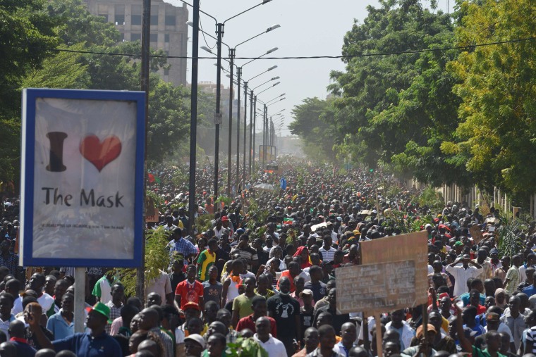 Image: Unrest in Burkina Faso