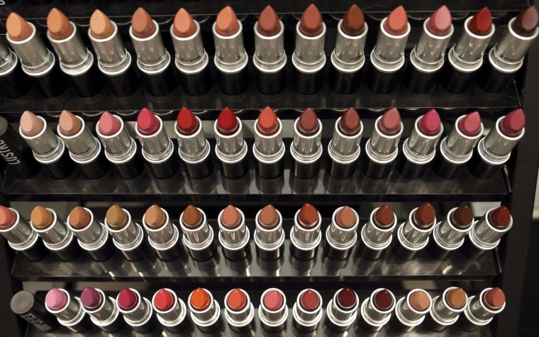 Image: File of lipstick displayed in the M.A.C flaghip store in Paris