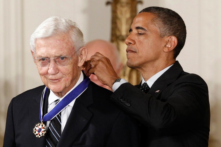 President Barack Obama awarded the Medal of Freedom to John Doar in May 2012.