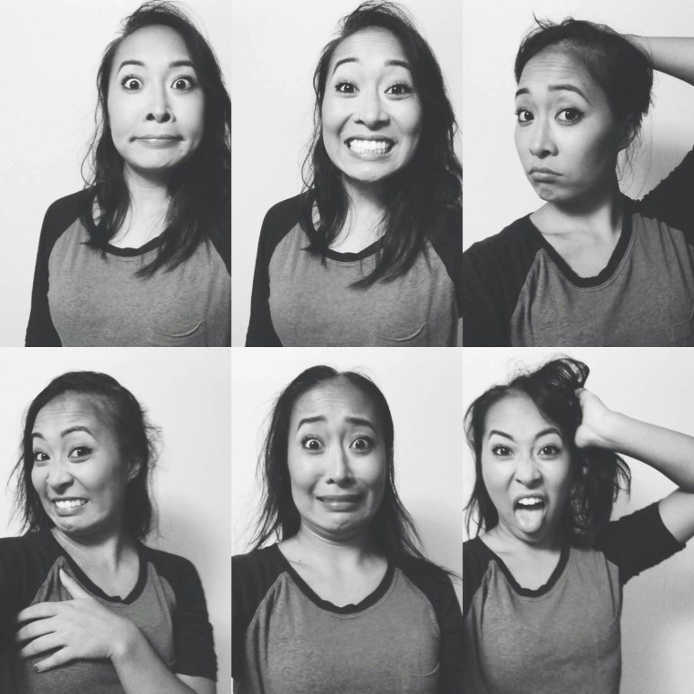 Jackie Nguyen takes a series of selfies documenting her hair loss.