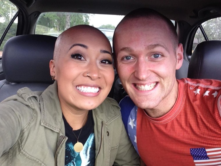 Jackie Nguyen with boyfriend Nate during their trip to Colorado in October, 2014.