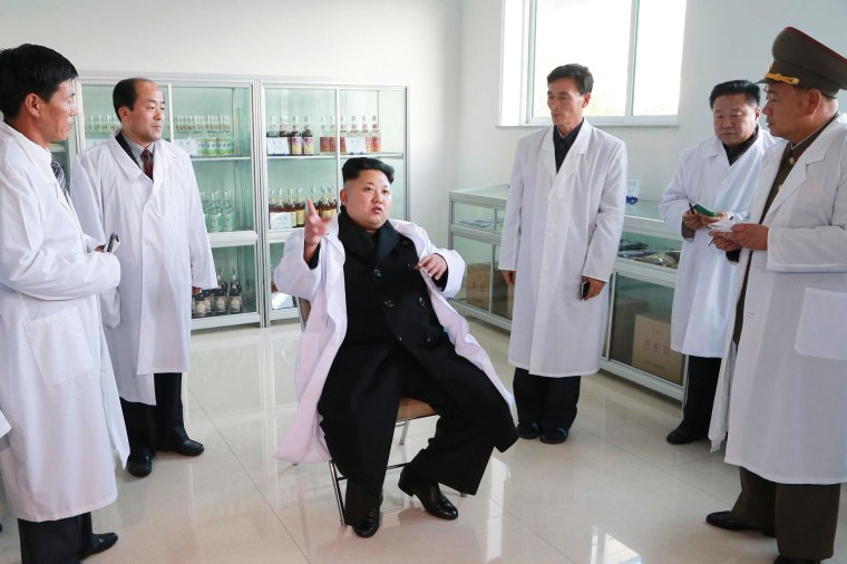 Image: North Korean leader Kim Jong Un visits the Korean People's Army's February 20 Factory