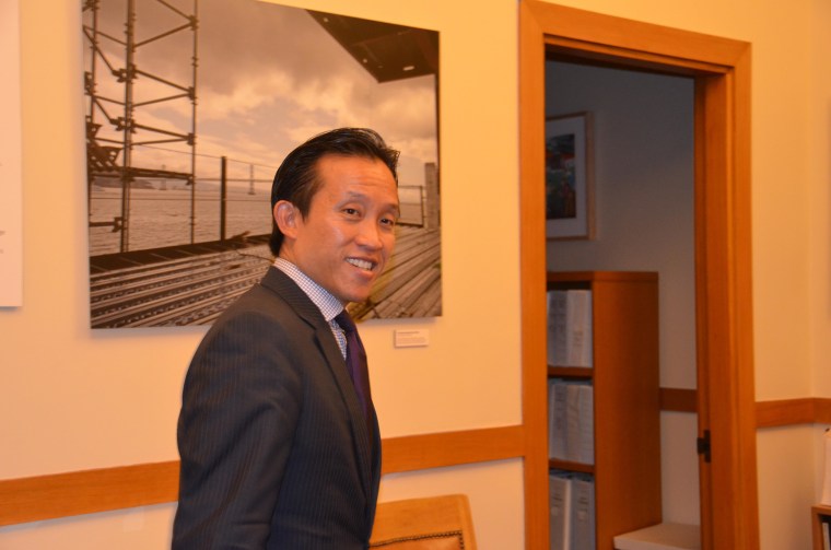 David Chiu begins his final days as the first Chinese-American President of the San Francisco Board of Supervisors.