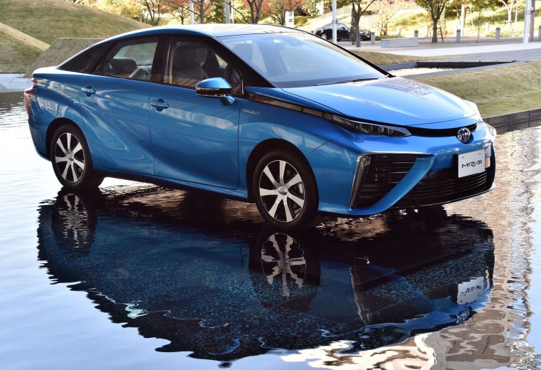 Image: Japanese auto giant Toyota Motor's fuel cell vehicle "Mirai"